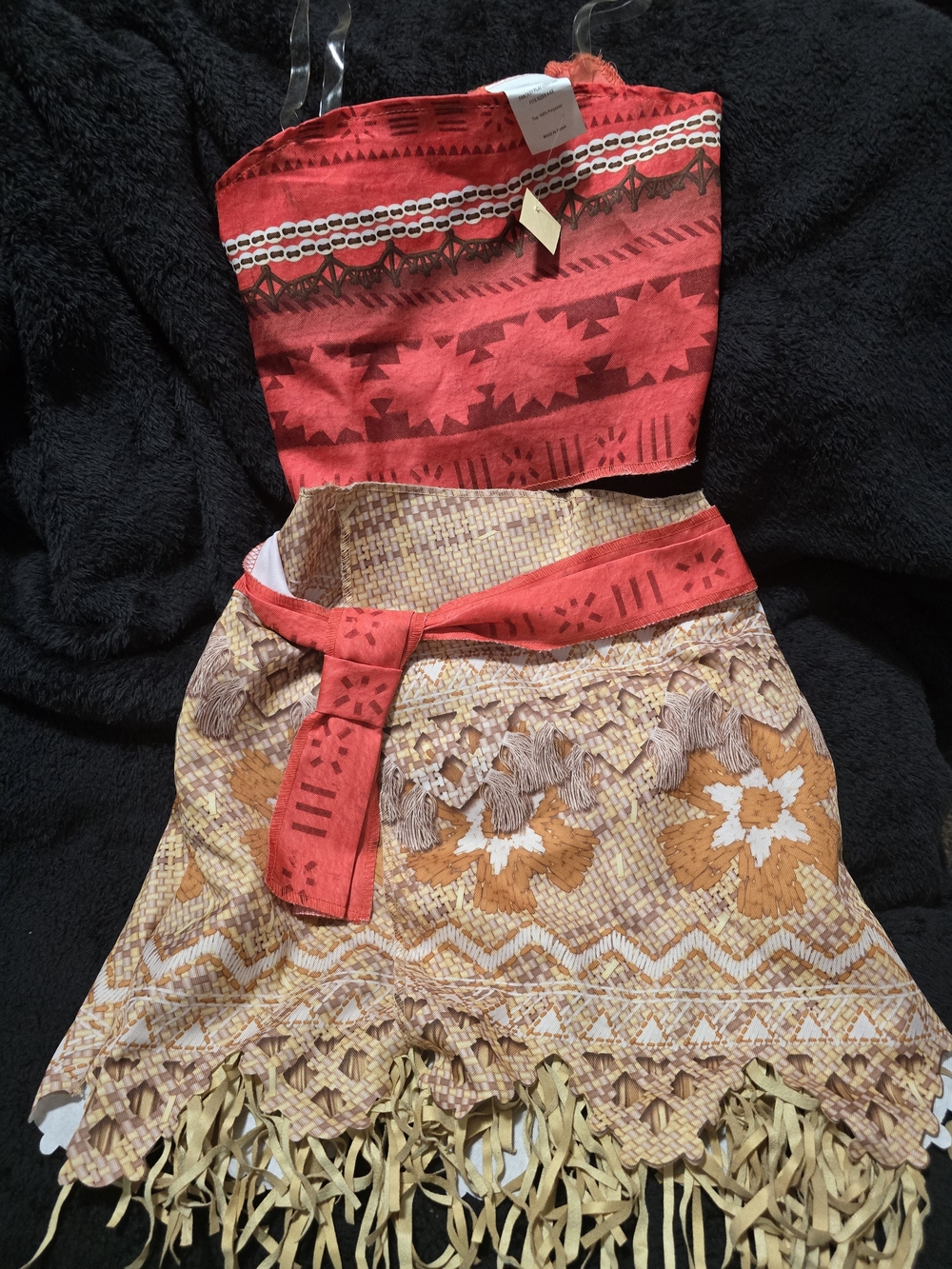 Disney Red and Tan Tribal-Print Kids Superhero Costume